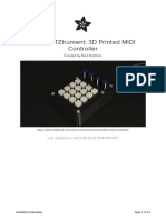 Mini Untztrument 3d Printed Midi Controller