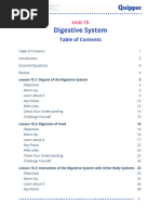 Science 8 Unit 15 Digestive System (Study Guide)