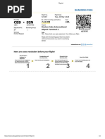 Boarding Pass CEB To SIN