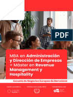 Eneb Mba Revenue Management y Hospitality