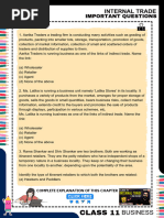 Worksheet INTERNAL TRADE