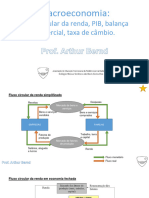 Macroeconomia - Fluxo Renda Pib Balança Taxa Cambio