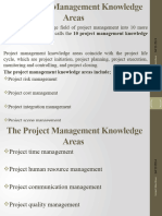 Project MGT Knowledge Areas 10