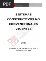 Descripción de Los Sistemas Constructivos No Convencionales en Vigencia