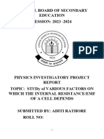 Investigatory Project - Physics Final