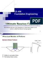 CE 408 Bearing Capacity