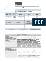 Ficha Resumen Del Proyecto Educativo Ambiental Integrado