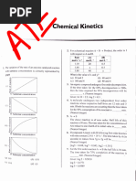 Chemical Kinetics Question Paper