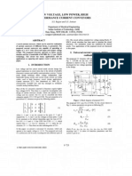 LOW Voltage, Low Power, High Performance Current Conveyors: Rajpiit and Jamiiar