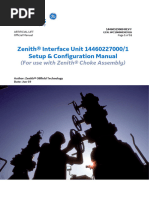 Zenith Interface Unit - Setup and Configuration Manual (For Use With Zenith Choke Assembly)