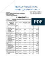 Proforma Materiales