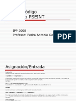 Pseudocodigo Pseint