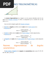 Razones Trigonométricas