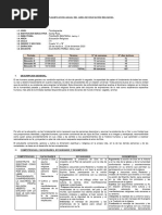 PROGRAMACIÓN ANUAL 4° ED - RELIGIOSA - MELKY Anteriores