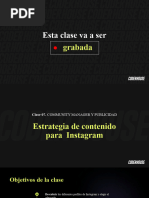 Clase 7 - Estrategia de Contenido para Instagram
