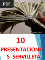 10 Presentaciones Servilleta