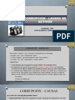 Lavado de Activos Derivado de Corrupcion