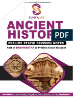 Ancient History - Sunya Prelims2024Notes KING R QUEEN P