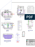 Planta Desarenador: Corte A-A