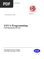 Java Lab Manual