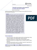 Yoga and Eating Disorder Prevention and Treatment: A Comprehensive Review and Meta-Analysis