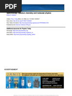 Spectroscopy, Quantum Chemistry and Molecular Physics