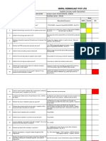 Audit Check Sheet