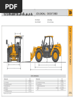 JCB Loadall 530/530 TURBO: Static Dimensions