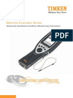 Machine Evaluator Series: Advanced Handheld Condition Monitoring Instrument