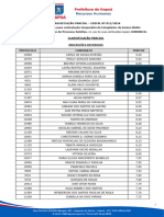 Classificação Parcial - Edital 013-24 Estagiário Ensino Médio