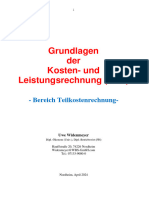 Skript KLR Grundlagen Bereich Teilkostenrechnung