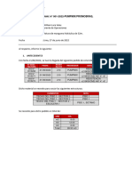 Informe de Aceite Hidraulico