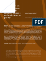 Falta Alguém em Nuremberg - Uma Representação Liberal de Vargas e Do Estado Novo No Pós-45