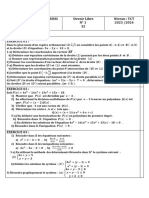 Devoir Libre Numéro 1 (S2) TCT