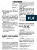 Decreto Supremo #038-2004-AG - Reglamento Ley Del Sistema de Mercados Mayoristas de Alimentos