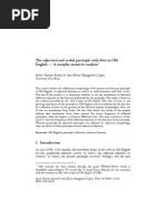 The Adjectival and Verbal Participle With Bēon in Old English - A Morpho-Syntactic Analysis