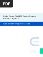 Ruijie Reyee RG-NBR Series Routers Web-Based Configuration Guide, RGOS 11.9 (6) B15 (V1.1)