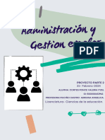 Proyecto Parte 2 Administracion y Gestion Escolar