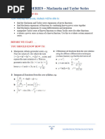 Maclaurin and Taylor Series