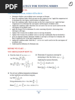 Strategy For Testing Series For AP