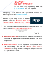 CH 6 Project Time Cost Trade - Off