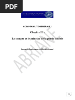 CHIII S1M3 Comptabilité Générale I - Compte Et PPD