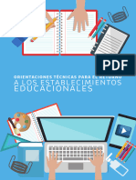 Orientaciones Retorno Establecimientos Educacionales