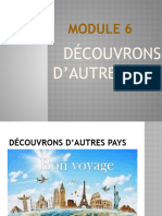 Module 6 Découvrons D'autres Pays