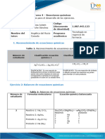 Tarea 4 - Reacciones Quimicas