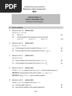 (MAA 5.4) TANGENT AND NORMAL LINES - Eco