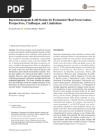 Cepas Bacteriocinógenas de BAL para La Conservación de Carne Fermentada - Perspectivas, Desafíos y Limitaciones