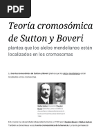 Teoría Cromosómica de Sutton y Boveri - Wikipedia, La Enciclopedia Libre