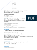 MATH1152 - Set Theory Notes