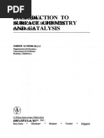 Introduction To Surface Chemistry and Ca